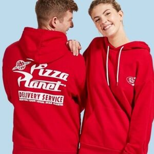 Disney Toy Story Pizza Planet Hoodie Red